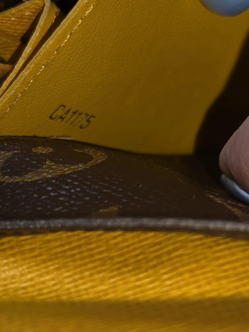 Louis Vuitton Brown Monogram Crossbody Wallet on Chain with Gold Chain